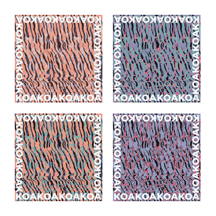 Diseño de estampados textiles y rapports para Koa Spain. G47 Studio Spain